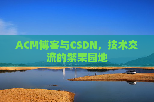 ACM博客与CSDN，技术交流的繁荣园地